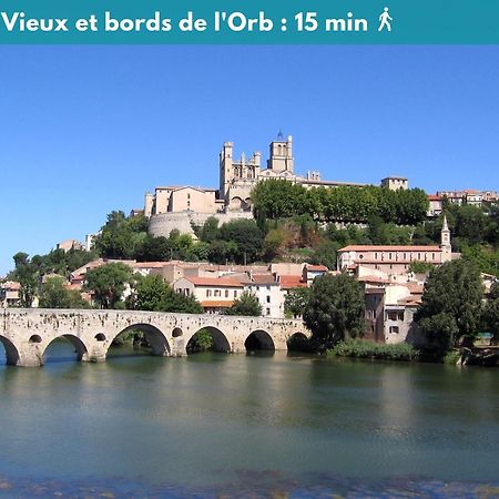 Charmant Studio Climatise 'Alma 1' - Beziers Centre - Wifi Fibre - Netflix Lägenhet Exteriör bild