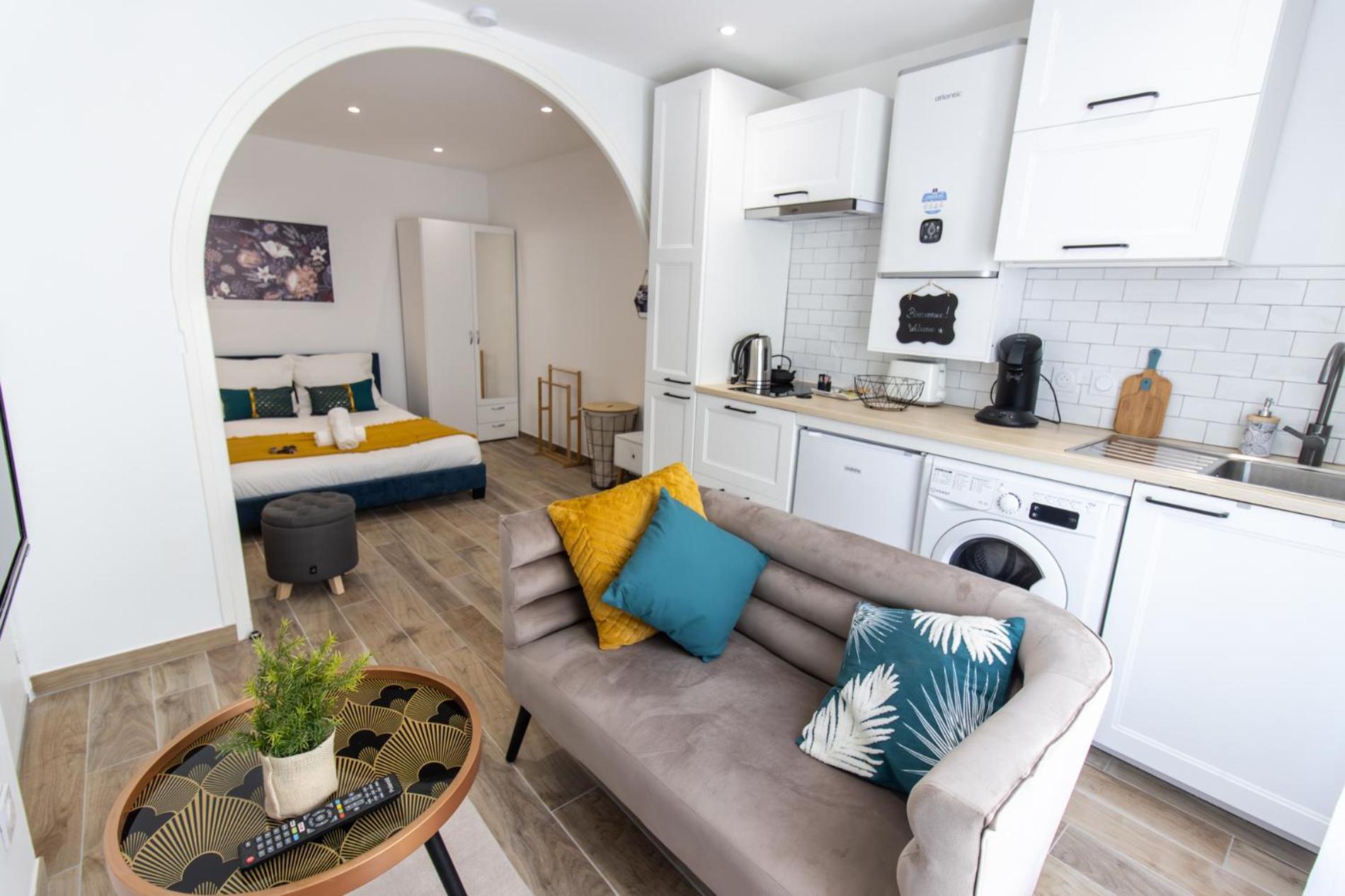 Charmant Studio Climatise 'Alma 1' - Beziers Centre - Wifi Fibre - Netflix Lägenhet Exteriör bild